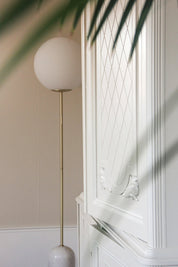 Golvlampa Torrano Vit