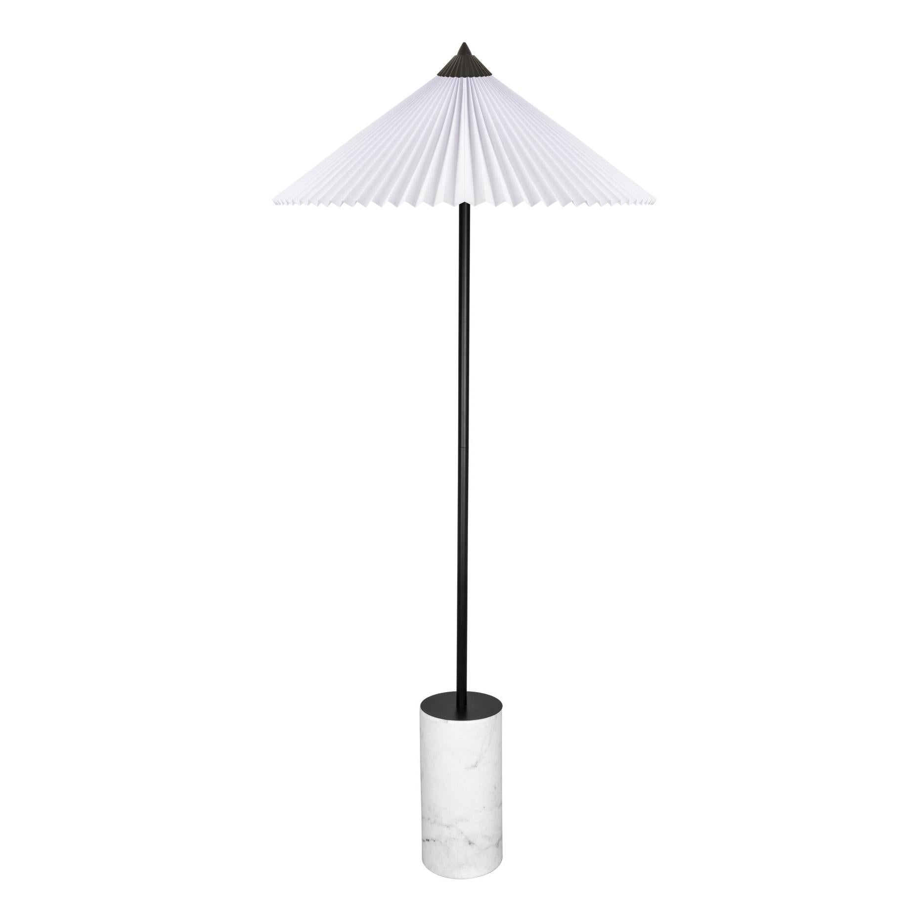 Golvlampa Matisse Vit/Svart