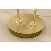 Aneta Lighting ARTIC golvlampa dubbel, matt mässing - Azalea Home