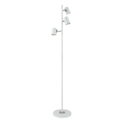 Aneta Lighting BALDER golvlampa 3:a, vit/krom - Azalea Home