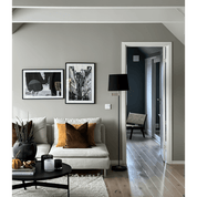 Aneta Lighting BIRKA golvlampa, svart/mässing - Azalea Home