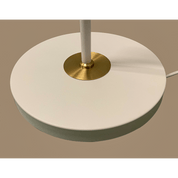 Aneta Lighting BIRKA golvlampa, vit/mässing - Azalea Home