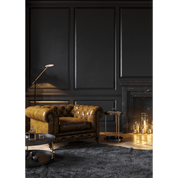 Aneta Lighting CADIZ golvlampa, svart/matt mässing - Azalea Home