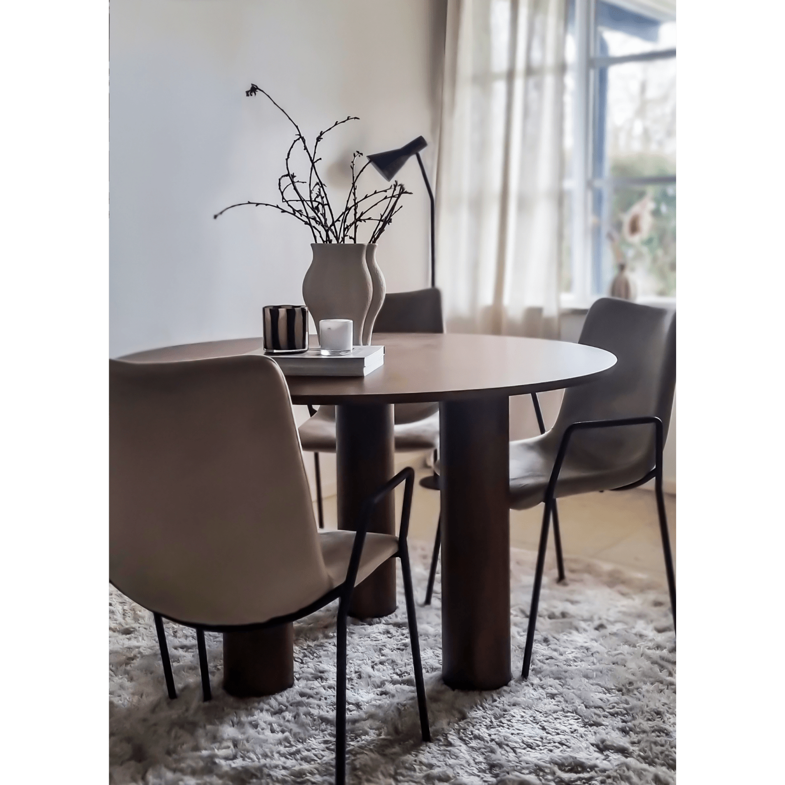 Aneta Lighting CERES golvlampa, svart - Azalea Home