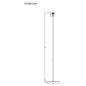 Aneta Lighting ESTER golvlampa, vit - Azalea Home