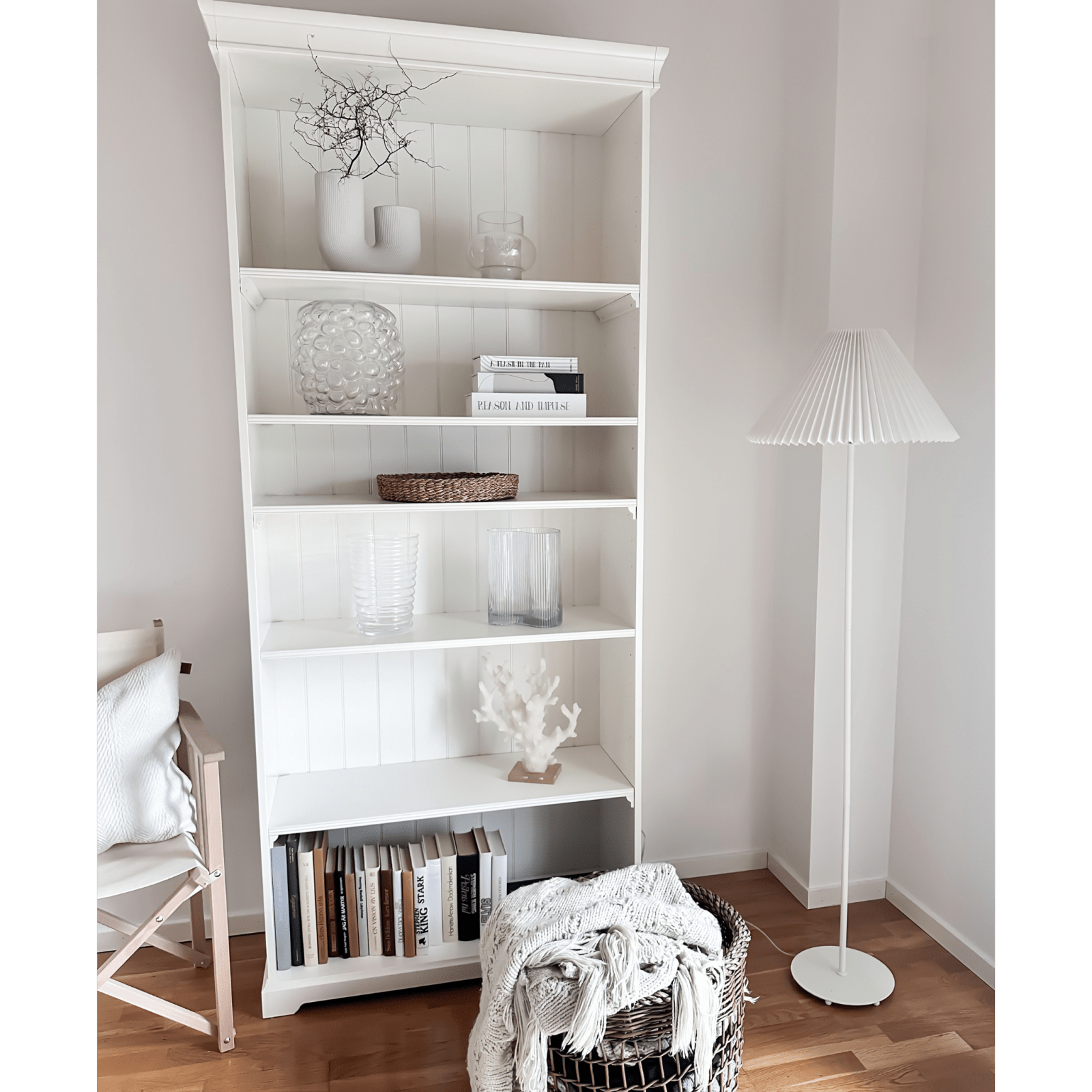 Aneta Lighting ESTER golvlampa, vit - Azalea Home