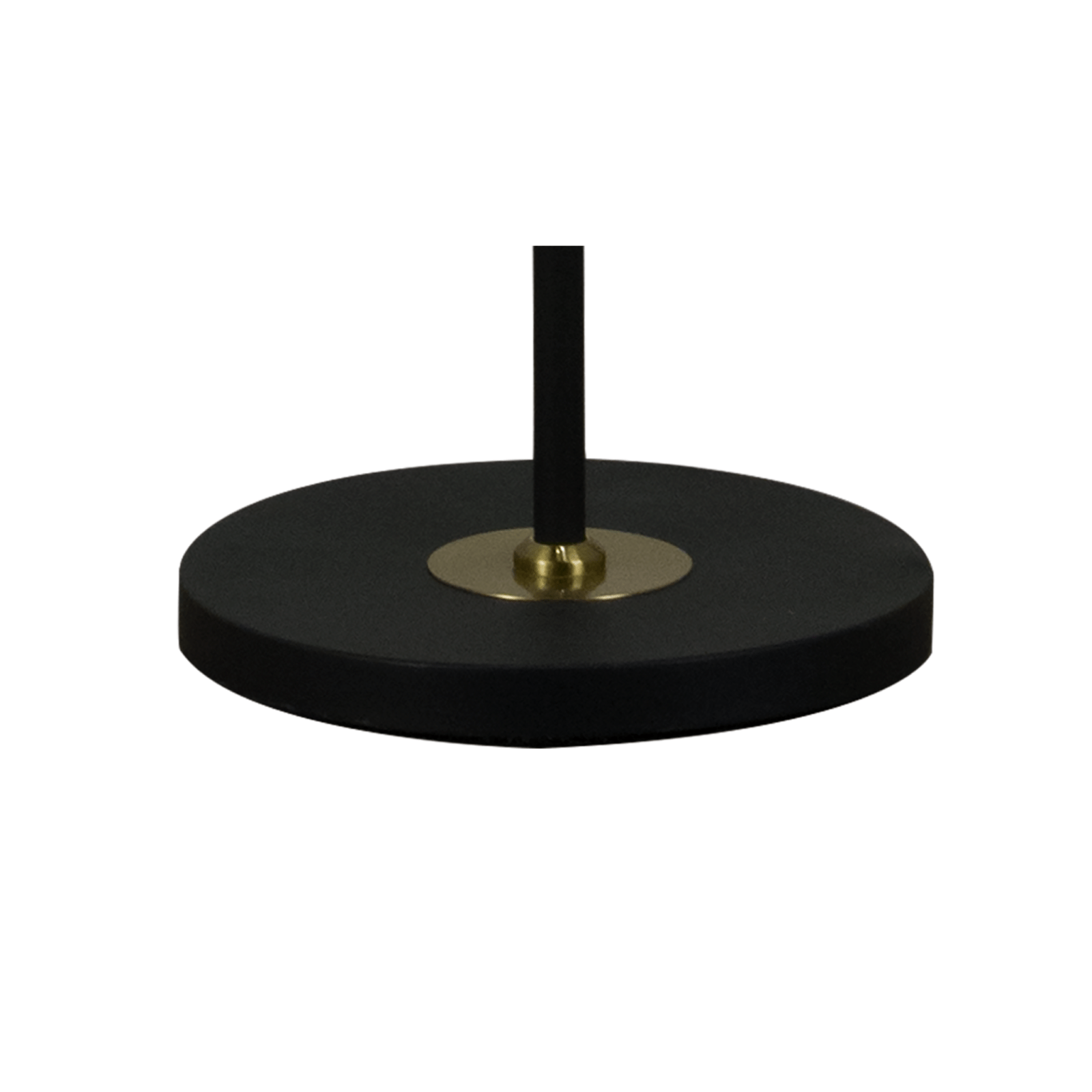 Aneta Lighting GUSTO golvlampa 3 - arm, svart/mässing - Azalea Home