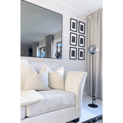 Aneta Lighting MOLEKYL golvlampa, svart/rök - Azalea Home