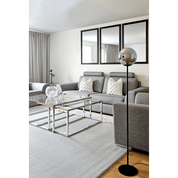 Aneta Lighting MOLEKYL golvlampa, svart/rök - Azalea Home