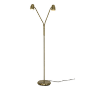 Aneta Lighting SANDNES golvlampa dubbel, antik - Azalea Home