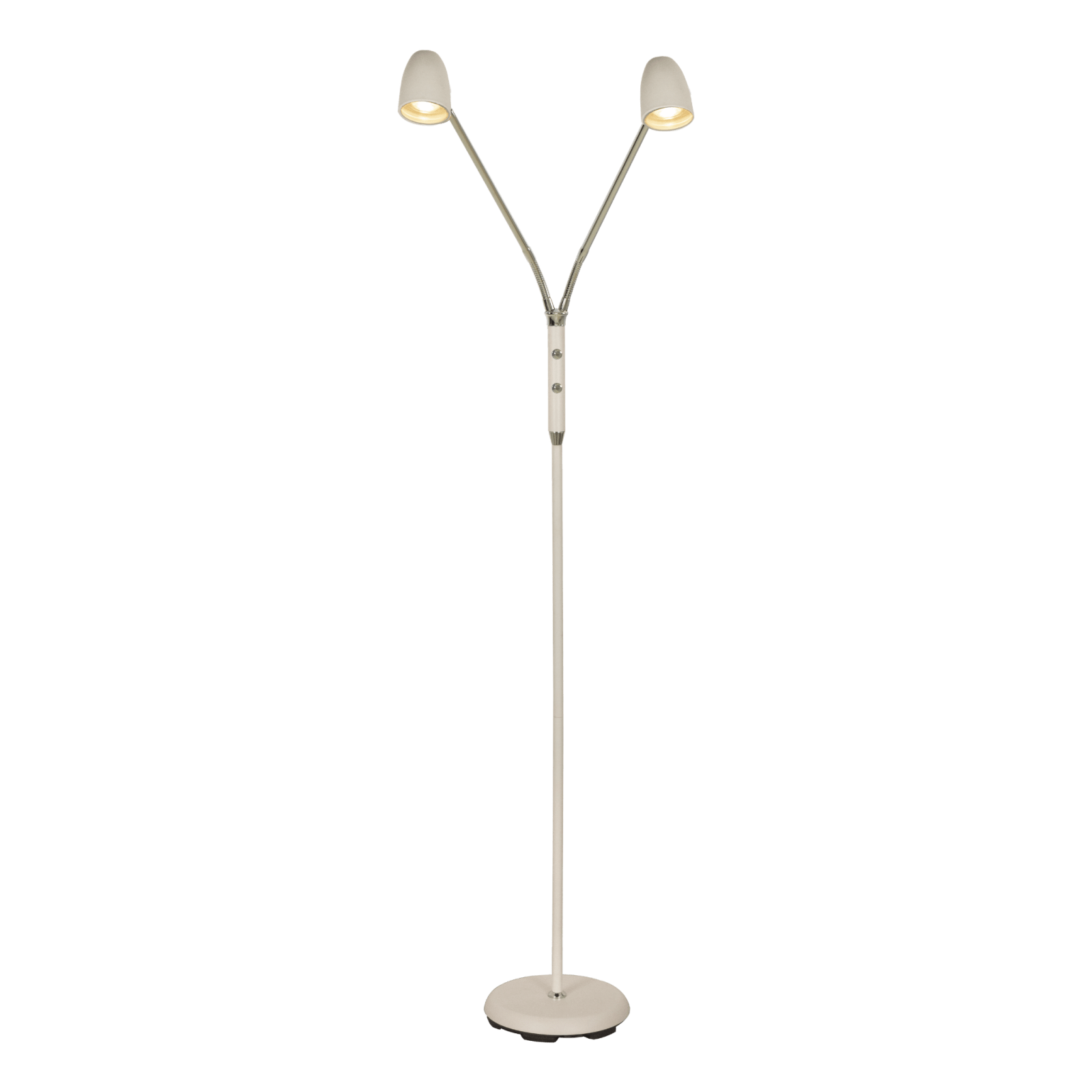 Aneta Lighting SANDNES golvlampa dubbel, vit - Azalea Home