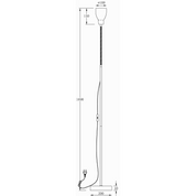 Aneta Lighting SAREK golvlampa, antik - Azalea Home