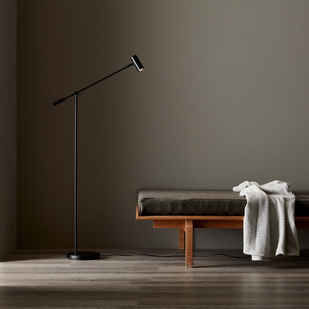 Belid Golvlampa Cato höjd 100 - 133,9cm black dimbar - Azalea Home