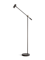 Belid Golvlampa Cato, mattsvart/mässing - Azalea Home