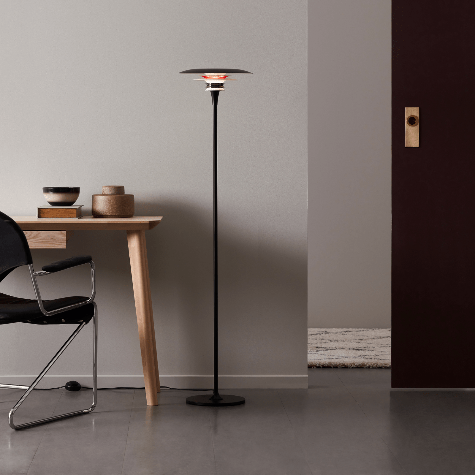 Belid Golvlampa Diablo Ø30 sand/metallisk brons - Azalea Home