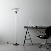 Belid Golvlampa Diablo Ø50 mattsvart/blankröd - Azalea Home