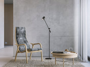 Belid Golvlampa Tyson vipparm svartstruktur - Azalea Home