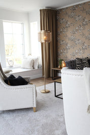 By Rydéns Hermine golvlampa mässing - Azalea Home