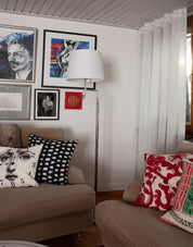 By Rydéns Orlando golvlampa krom/vit - Azalea Home