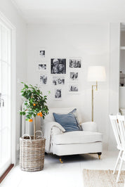 By Rydéns Orlando golvlampa mässing/vit - Azalea Home