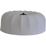 Hallbergs Belysning MUSCHROOM Lampskärm 50cm, Vit - Azalea Home