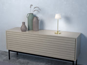 Herstal Bordslampa Gil il Grande satin brass/opal glas - Azalea Home