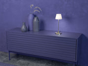 Herstal Bordslampa Gil il Grande satin brass/opal glas - Azalea Home