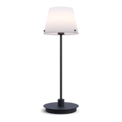 Herstal Bordslampa Gil il Grande svart/opal glas - Azalea Home