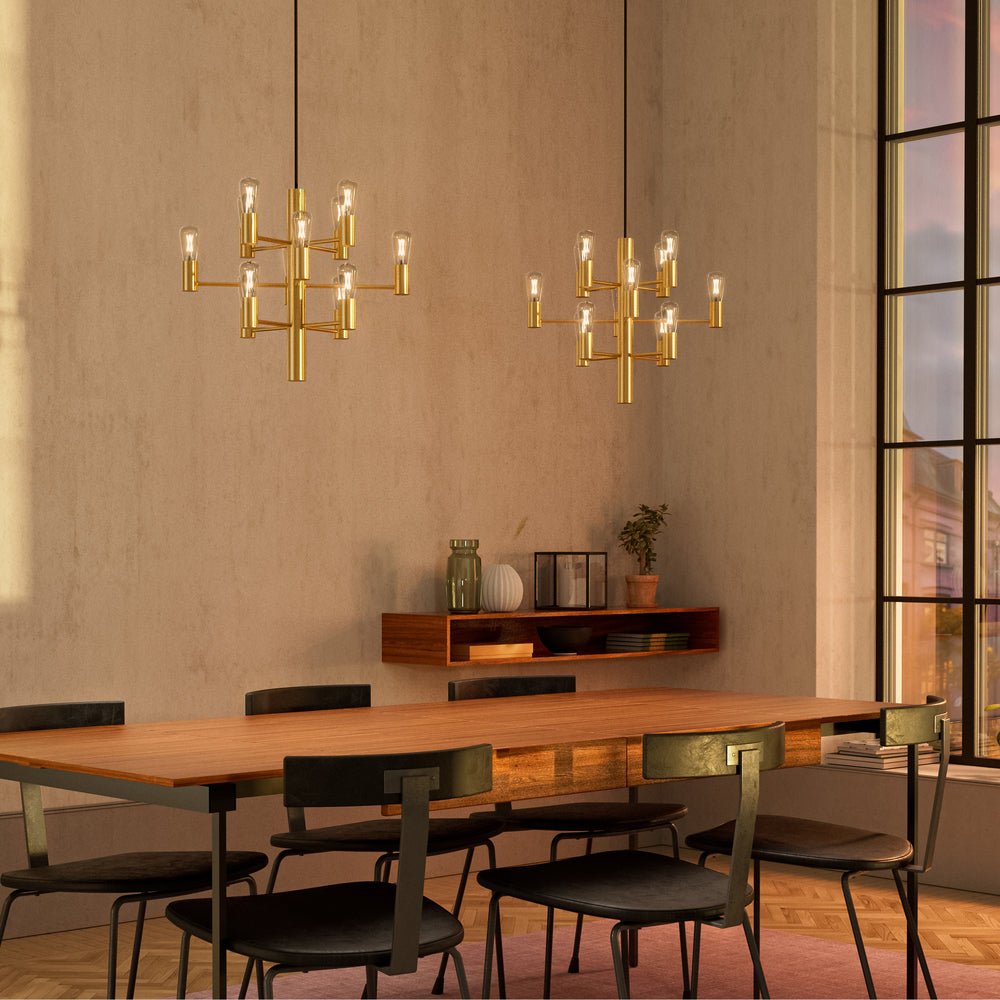 Herstal Krona Manola Mini 12 satin brass - Azalea Home