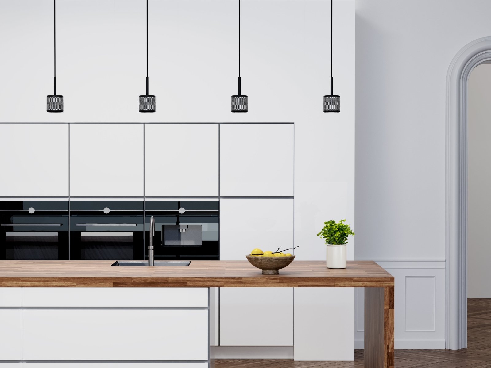 Herstal Pendel Grain XS mattsvart - Azalea Home