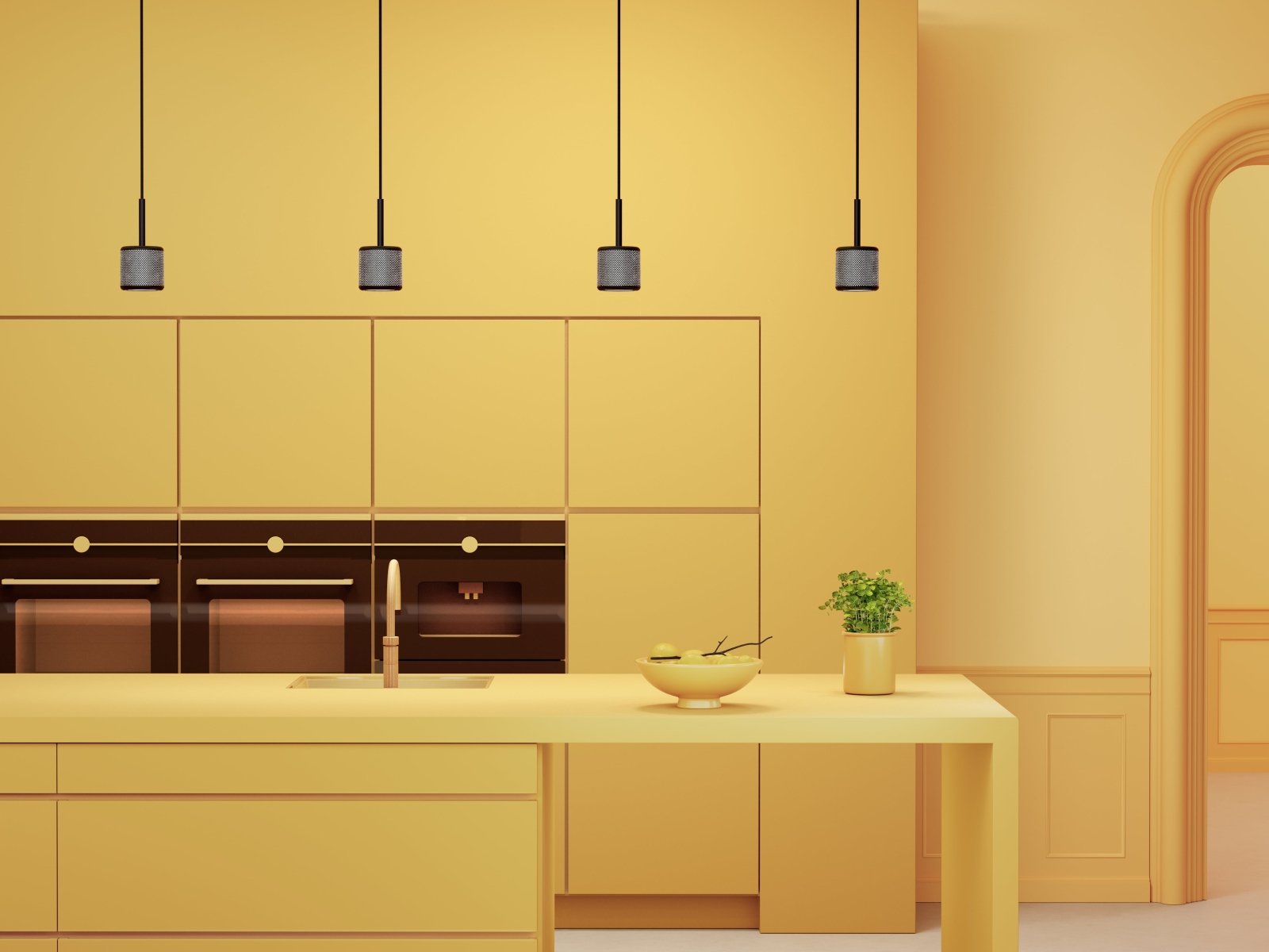 Herstal Pendel Grain XS mattsvart - Azalea Home