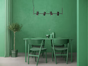 Herstal Pendel Holder linjär 4 lampor svart - Azalea Home