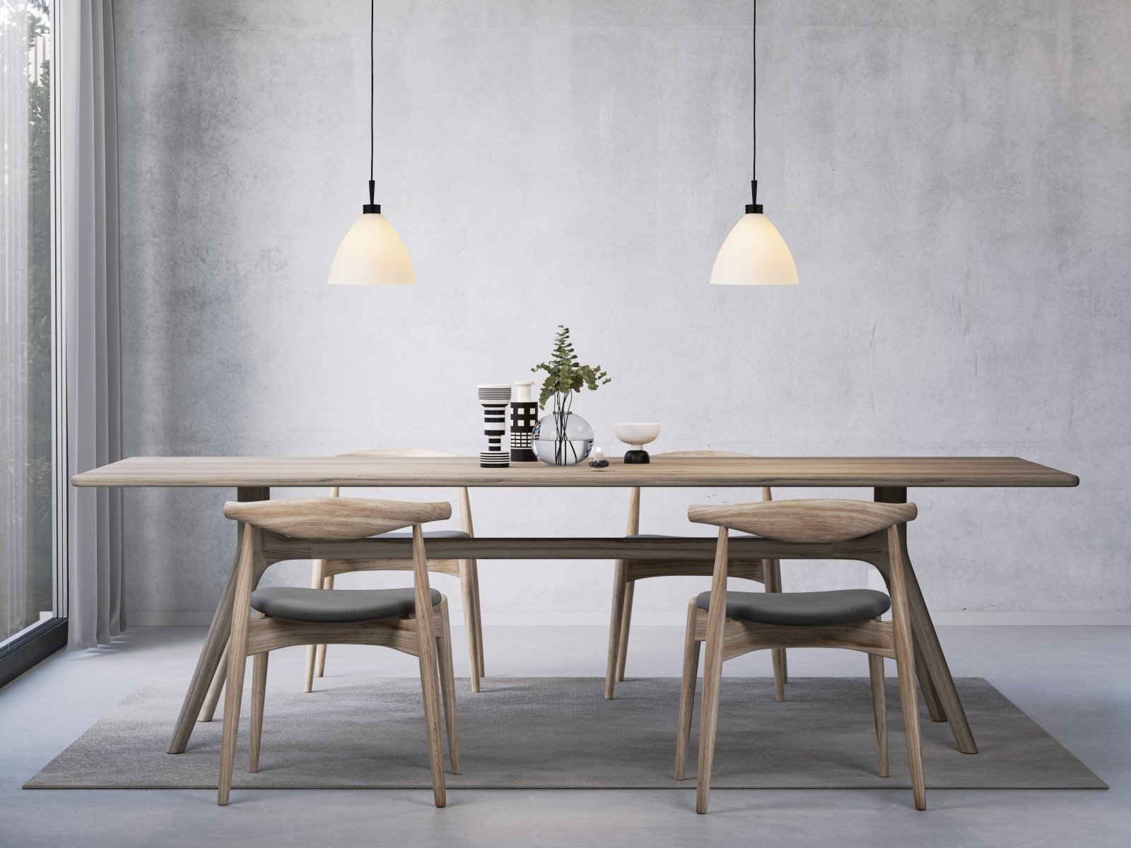 Herstal Pendel Maxi Dove svart - Azalea Home