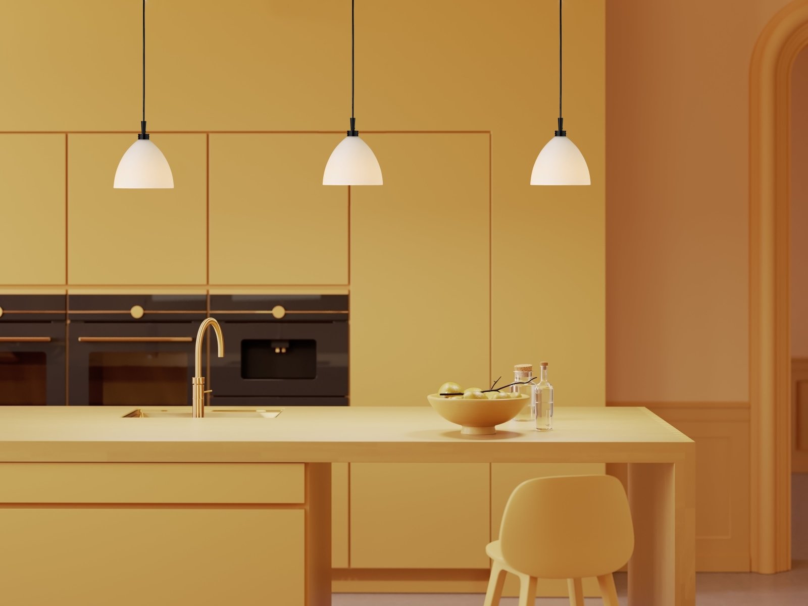 Herstal Pendel Mega Dove svart - Azalea Home