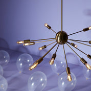 Herstal Pendel Mir satin mässing - Azalea Home