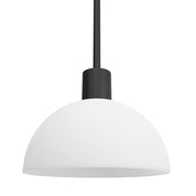 Herstal Pendel Vienda svart/opal glas - Azalea Home