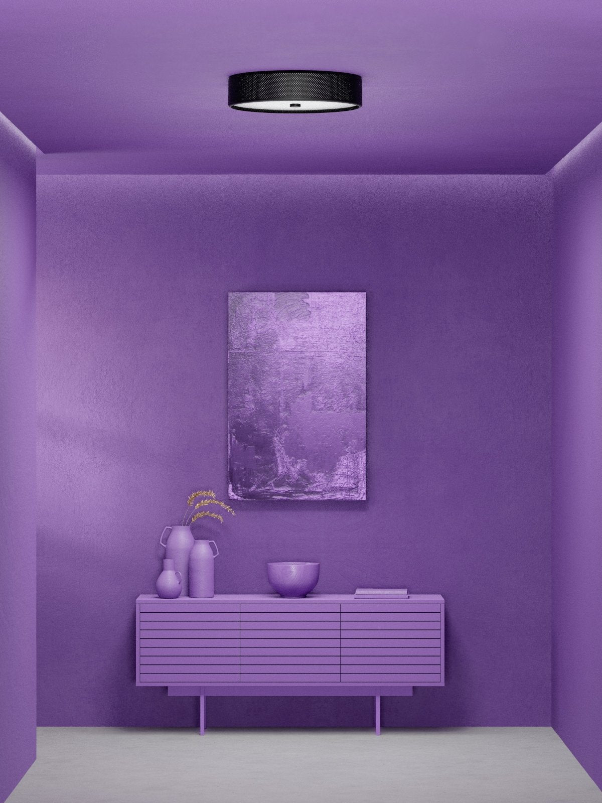 Herstal Plafond Grain L mattsvart - Azalea Home