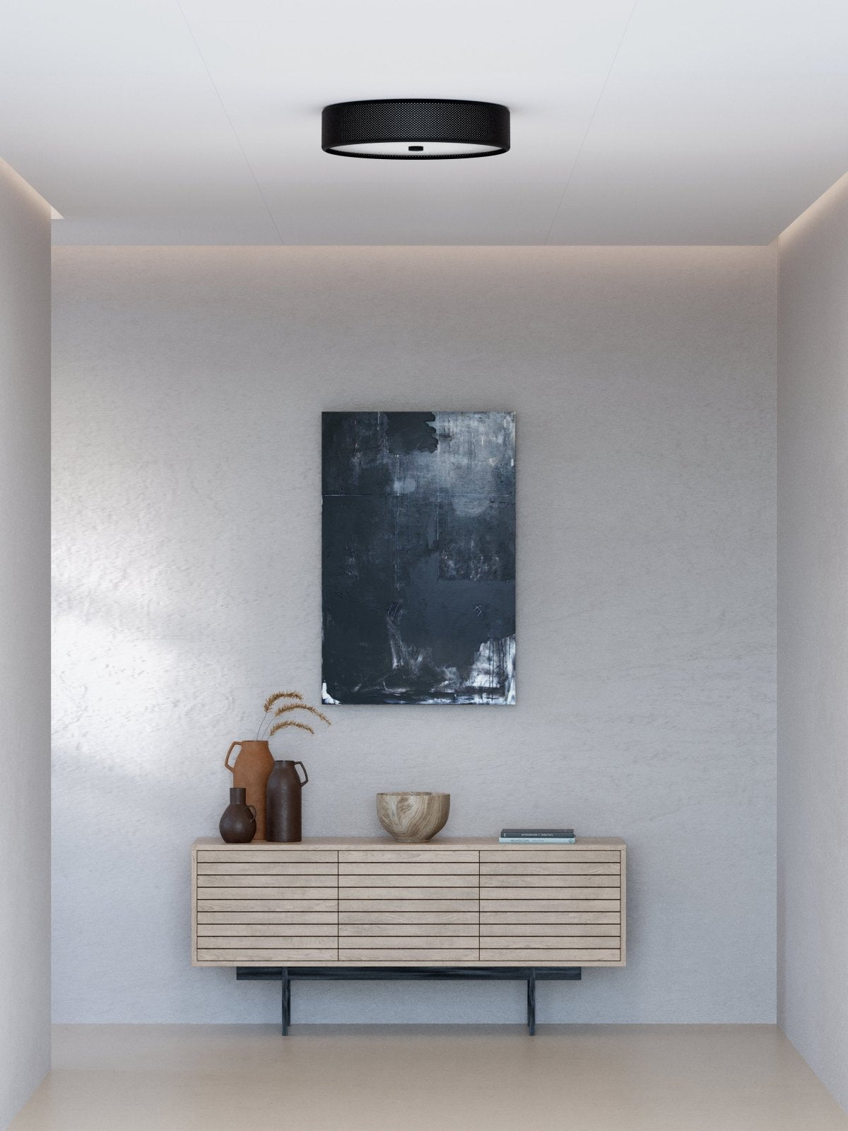 Herstal Plafond Grain L mattsvart - Azalea Home