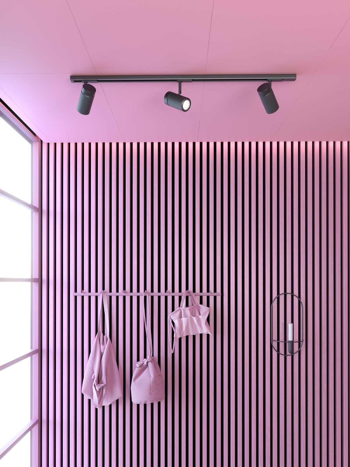 Herstal Spotlight Holder Global 1 - fas svart - Azalea Home