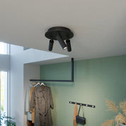 Herstal Spotlight Pipeline rund 3 mattsvart - Azalea Home