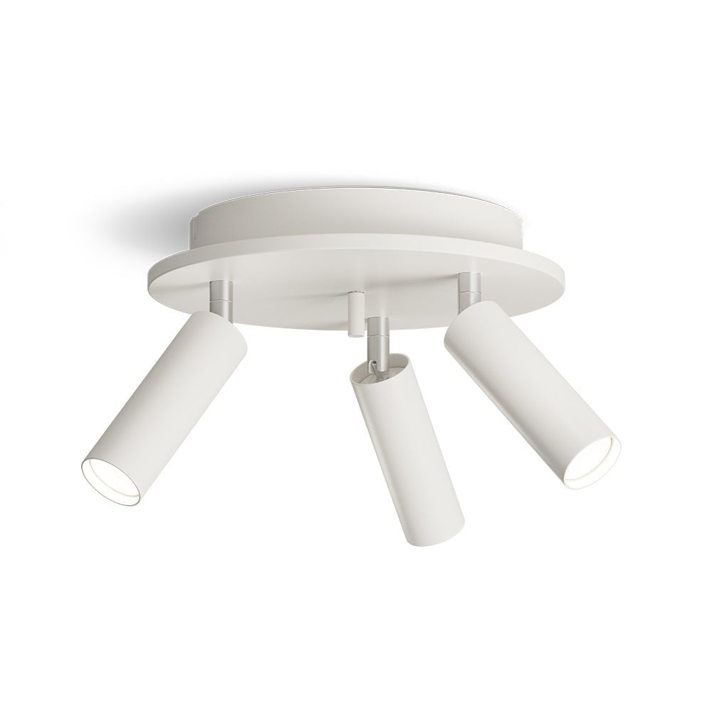 Herstal Spotlight Pipeline rund 3 mattvit - Azalea Home