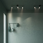 Herstal Spotlightskena Cut 3 lampor svart/opal glas - Azalea Home