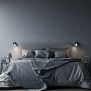 Herstal Vägglampa Cut enkel svart/opal glas - Azalea Home