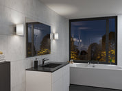 Herstal Vägglampa Evoke L antracit/opal glas - Azalea Home