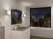 Herstal Vägglampa Evoke L vit/opal glas - Azalea Home