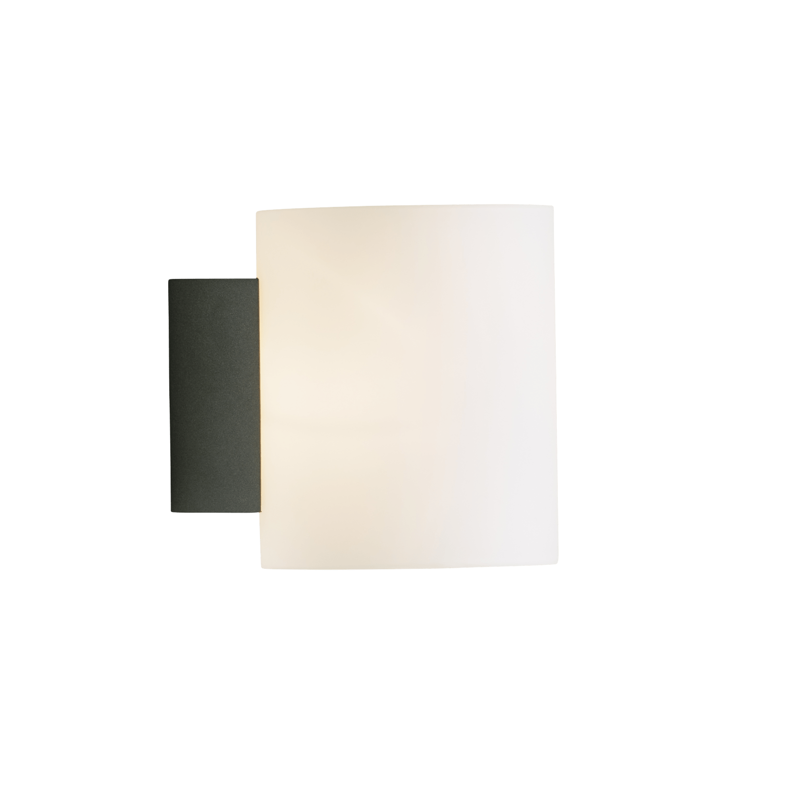 Herstal Vägglampa Evoke S antracit/opal glas - Azalea Home