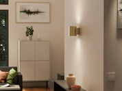 Herstal Vägglampa Evoke S satin brass/satin brass - Azalea Home