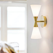 Herstal Vägglampa Harlekin Duo mässing - Azalea Home