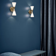 Herstal Vägglampa Harlekin Duo mässing - Azalea Home