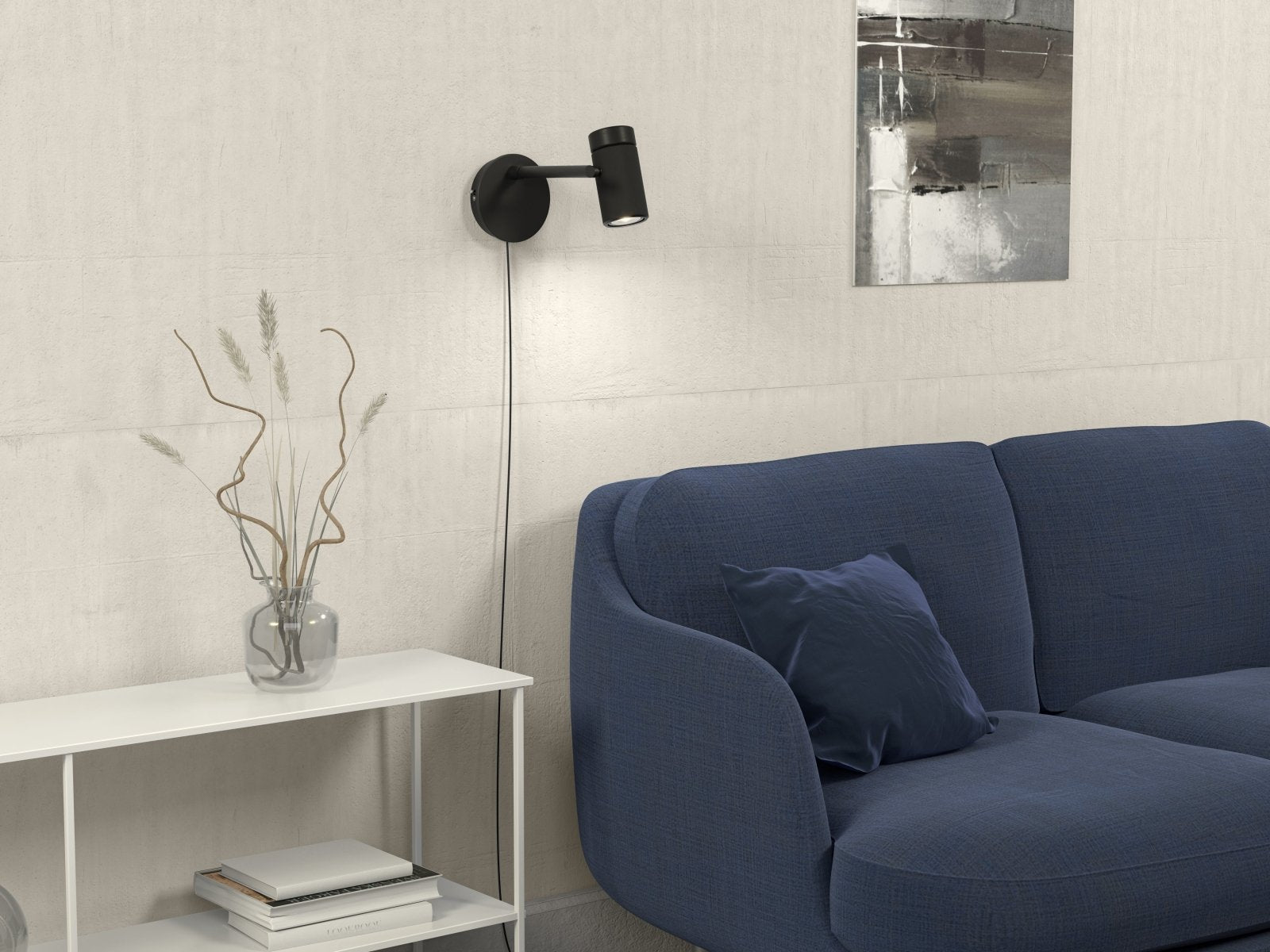 Herstal Vägglampa Holder svart - Azalea Home